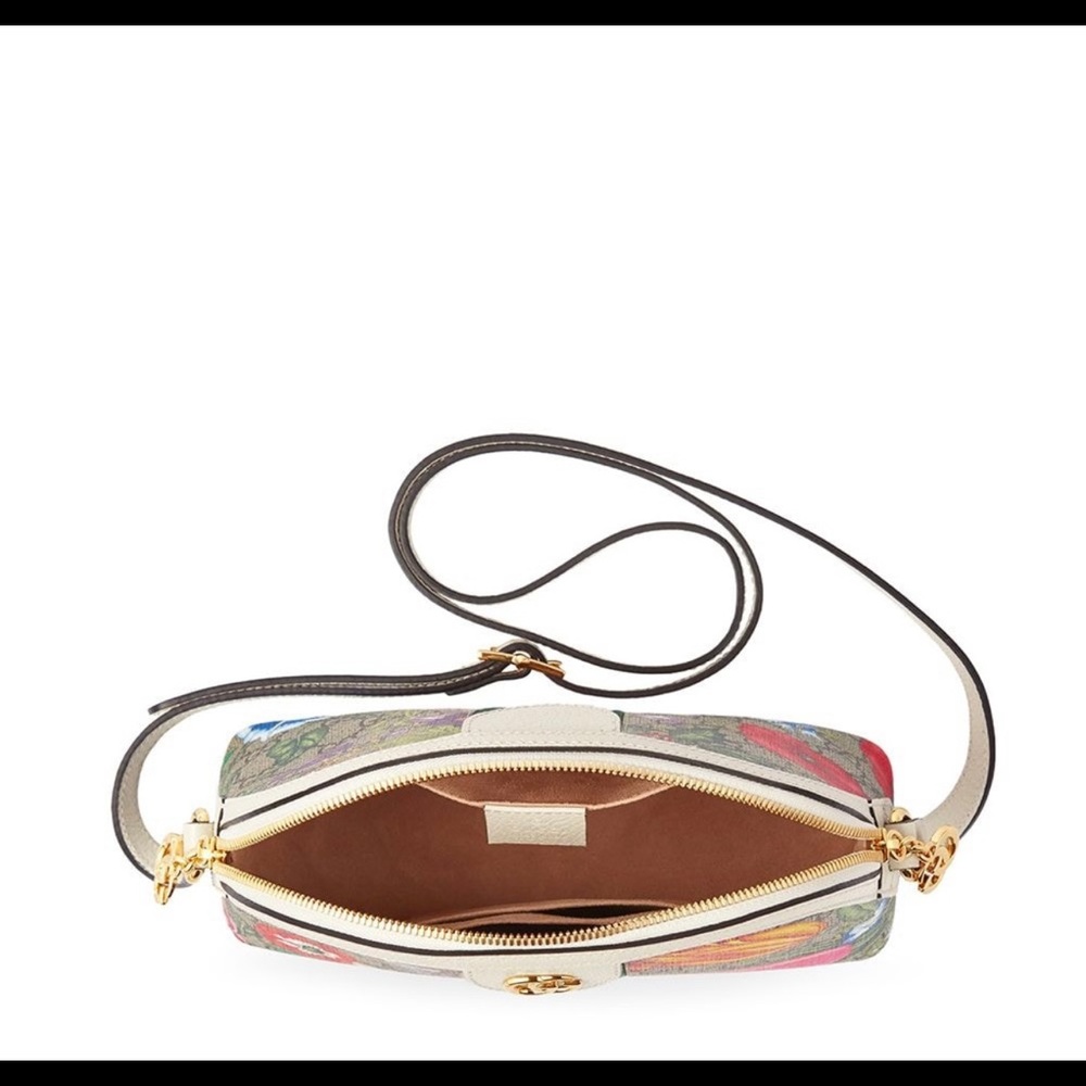Gucci Ophidia Flora Beige Shoulder Bag - Picture 5 of 7